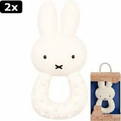 Bambolino 2x Nijntje Bijtspeeltje Wit