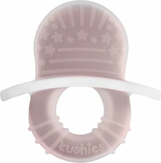 Kushies - Bijtspeelgoed - Bijtspeen - Siliconen - Meisjes - Roze 3 Kushies - Bijtspeelgoed - Bijtspeen - Siliconen - Meisjes - Roze