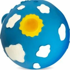 Lanco Toys Lanco Rubberen Speelbal - Night & Day - Blauw -grijp-bijtspeelgoed Verkoopwinkel 550x558 1