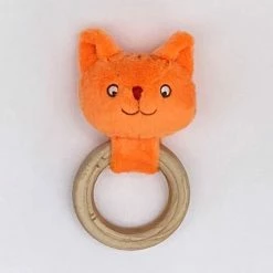 Happy Horse Dikkie Dik Houten Bijtring - Oranje - Baby Cadeau