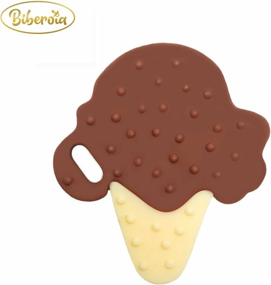 Biberoia® Bijtring Ijsje - Baby - Koelbijtring - Bijtring - Bijtspeelgoed - Babyspeelgoed - Badspeelgoed - Chocola 6 Biberoia® Bijtring Ijsje - Baby - Koelbijtring - Bijtring - Bijtspeelgoed - Babyspeelgoed - Badspeelgoed - Chocola - Afbeelding 4