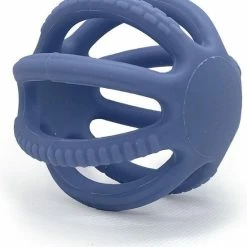 Kushies - Bijtspeelgoed - Siliconen Bal - Bijtring - Marine Blauw -grijp-bijtspeelgoed Verkoopwinkel 550x592