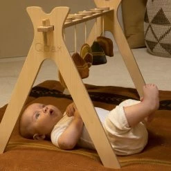 Quax Tipi - Activity Arch + 5 Knitted Toy - Terra -grijp-bijtspeelgoed Verkoopwinkel 550x599 2