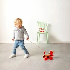 Scratch Preschool Trekfiguurtje Klein Hond - Rood Jack -grijp-bijtspeelgoed Verkoopwinkel 550x620 2