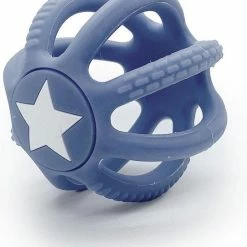 Kushies - Bijtspeelgoed - Siliconen Bal - Bijtring - Marine Blauw -grijp-bijtspeelgoed Verkoopwinkel 550x620