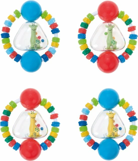 Canpol Babies Giraf Rammelaar Met Elastische Bijtring Rood 4 Canpol Babies Giraf Rammelaar Met Elastische Bijtring Rood - Afbeelding 2