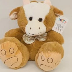 Tulilo Koe Knuffel, Lichtbruin , 24 Cm, 0m+ 0+ Manden