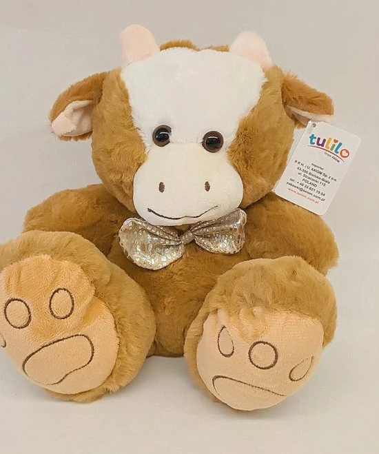 Tulilo Koe Knuffel, Lichtbruin , 24 Cm, 0m+ 0+ Manden 3 Tulilo Koe Knuffel, Lichtbruin , 24 Cm, 0m+ 0+ Manden