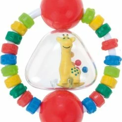 Canpol Babies Giraf Rammelaar Met Elastische Bijtring Rood