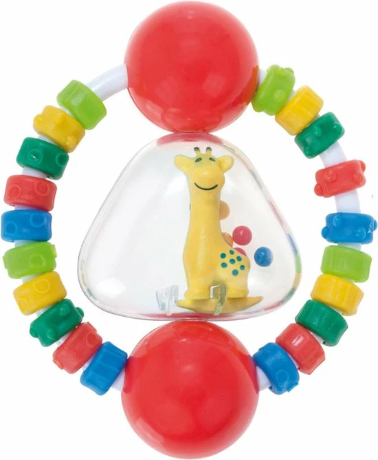 Canpol Babies Giraf Rammelaar Met Elastische Bijtring Rood 3 Canpol Babies Giraf Rammelaar Met Elastische Bijtring Rood