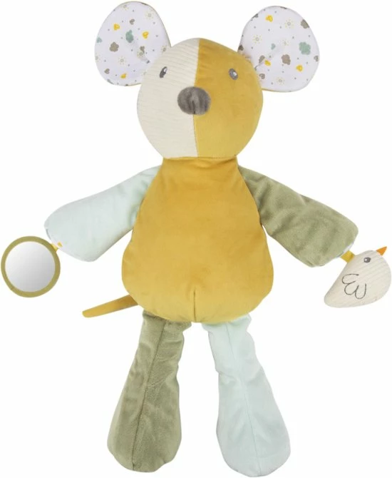 Canpol Babies- Mouse- Knuffel Voor Baby's Met Een Pieper- 0m+ (hoogte: 53 Cm) 0+ Manden 4 Canpol Babies- Mouse- Knuffel Voor Baby's Met Een Pieper- 0m+ (hoogte: 53 Cm) 0+ Manden - Afbeelding 2