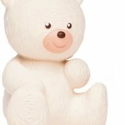 Lanco Toys Lanco Rubberen Bijtspeeltje - Beer - Wit