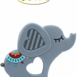 Biberoia® Bijtring - Olifantje - Koelbijtring - Bijtring - Bijtspeelgoed - Babyspeelgoed - Badspeelgoed - Grijs -grijp-bijtspeelgoed Verkoopwinkel 550x706 2