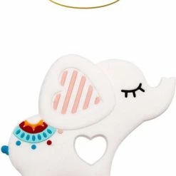 Biberoia® Bijtring - Olifantje - Koelbijtring - Bijtring - Bijtspeelgoed - Babyspeelgoed - Badspeelgoed - Wit -grijp-bijtspeelgoed Verkoopwinkel 550x724