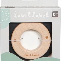 Label Label Beer Zwart Hout & Silicone Bijtring LLST-15065 -grijp-bijtspeelgoed Verkoopwinkel 550x728 1