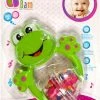 Merkloos Bijtring - Rammelaar - Kikker - Bam Bam - Babyspeelgoed - Bijtspeelgoed -grijp-bijtspeelgoed Verkoopwinkel 550x731 1