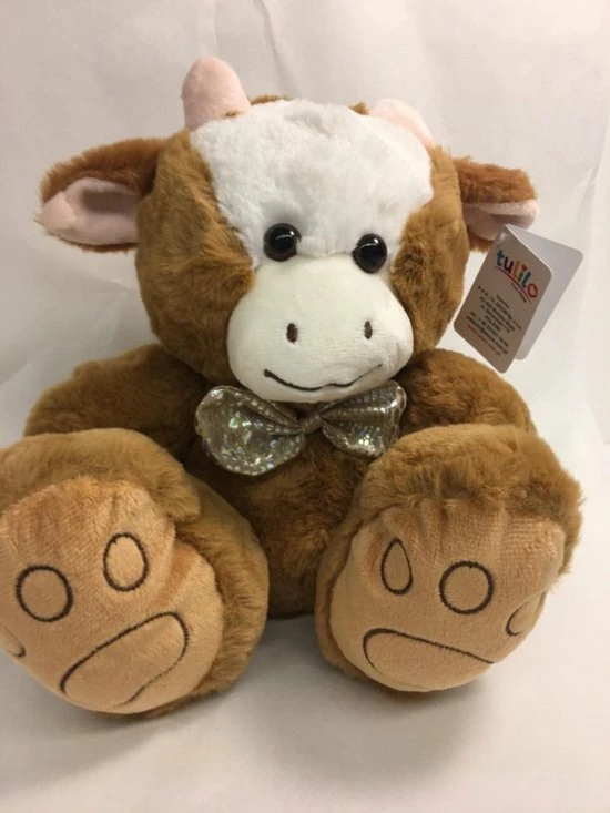 Tulilo Koe Knuffel, Lichtbruin , 24 Cm, 0m+ 0+ Manden 4 Tulilo Koe Knuffel, Lichtbruin , 24 Cm, 0m+ 0+ Manden - Afbeelding 2