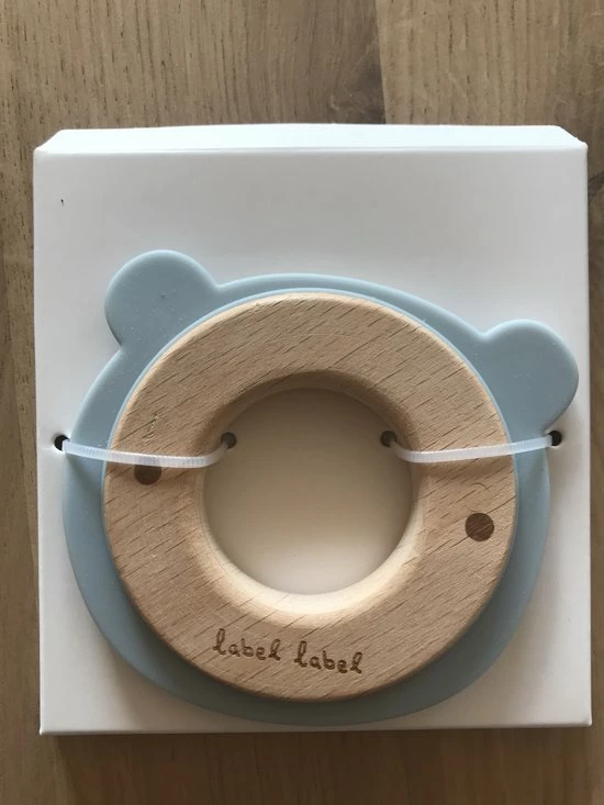Label Label Beer Blauw Hout & Silicone Bijtring LLST-15058 9 Label Label Beer Blauw Hout & Silicone Bijtring LLST-15058 - Afbeelding 7