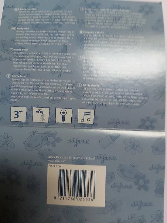 Difrax - Activiteiten Rammelaar - Vogel - Groen 5 Difrax - Activiteiten Rammelaar - Vogel - Groen - Afbeelding 3