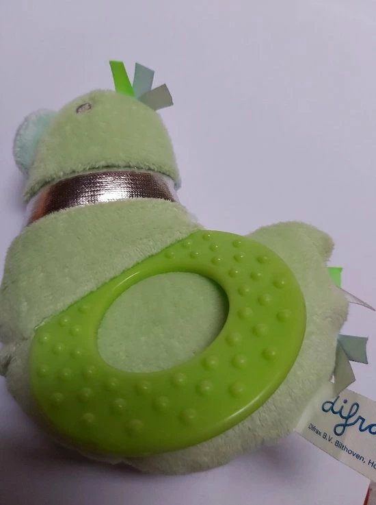 Difrax - Activiteiten Rammelaar - Vogel - Groen 6 Difrax - Activiteiten Rammelaar - Vogel - Groen - Afbeelding 4