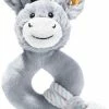 Steiff Dinkie Ezel Rammelaar 14 Cm. EAN 242519 -grijp-bijtspeelgoed Verkoopwinkel 550x743