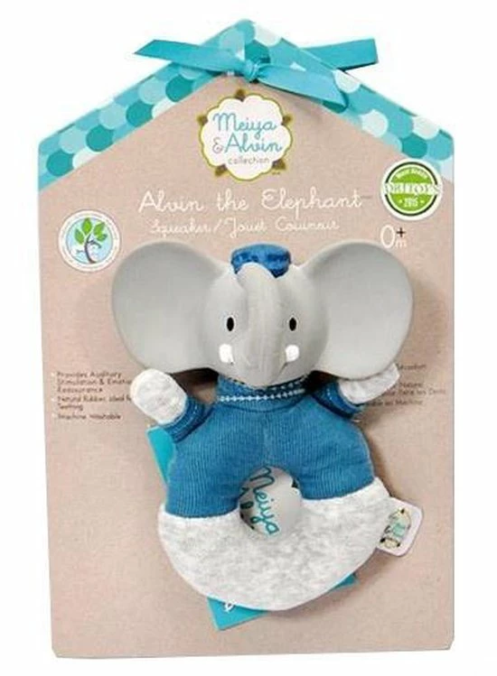 Meiya & Alvin - Alvin Rattle Olifant Rammelaar 6 Meiya & Alvin - Alvin Rattle Olifant Rammelaar - Afbeelding 4