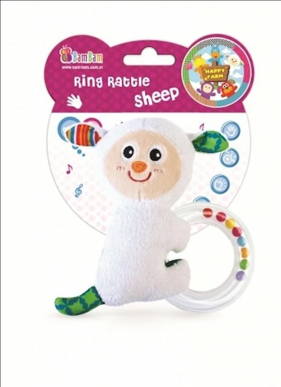 Merkloos Vrolijke Rammelaar Van Bam Bam 3 Merkloos Vrolijke Rammelaar Van Bam Bam