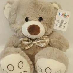 Tulilo - Beer Knuffel, Beige, 23 Cm, 0m+