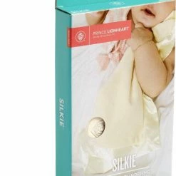 Prince Lionheart Silkies | Comforter | Zacht Plush & Satin Trim | Tactile Stimulatie | Net Geboren, Baby & Kleuter | Wasbaar - Créme -grijp-bijtspeelgoed Verkoopwinkel 550x804 5