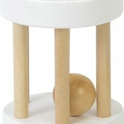BamBam Houten Rammelaar - Wit - Baby Cadeau