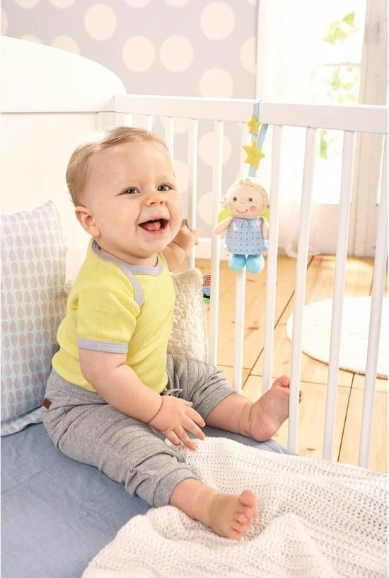 Haba Knuffelpop Beschermengel 25,5 Cm Blauw 4 Haba Knuffelpop Beschermengel 25,5 Cm Blauw - Afbeelding 2