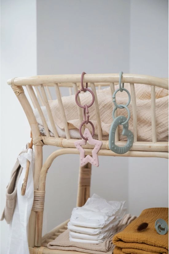 BIBS - Siliconen Bijtring - Bijtringen - Heart Peach 12 BIBS - Siliconen Bijtring - Bijtringen - Heart Peach - Afbeelding 10