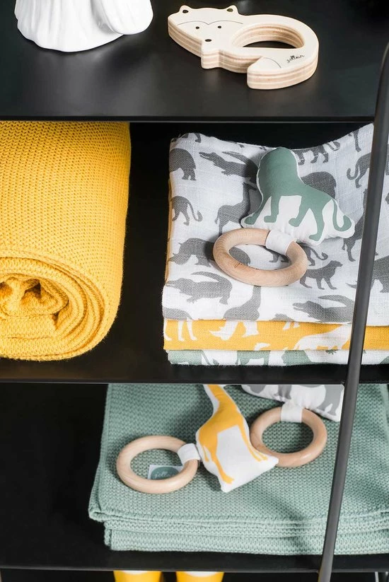 Jollein Bijtring Safari - Forest Green 4 Jollein Bijtring Safari - Forest Green - Afbeelding 2