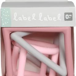 Label Label Roze 3 Stuks Geometrische Silicone Bijtringen LLST-15294 -grijp-bijtspeelgoed Verkoopwinkel 550x825 2