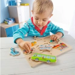 Haba Inlegpuzzel Voertuigwereld -grijp-bijtspeelgoed Verkoopwinkel 550x829