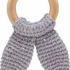 Baby Jem Babyjem Bunny Grijs Houten Bijtring 651
