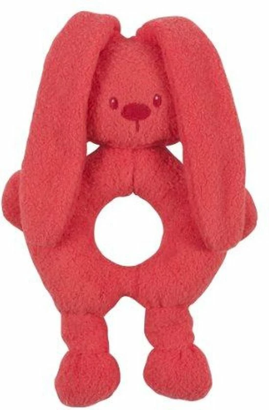 Ringrammelaar Konijn - Nattou - Rood 3 Ringrammelaar Konijn - Nattou - Rood
